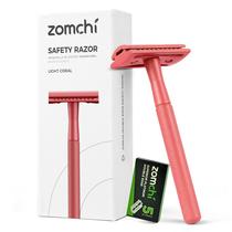 Lâmina de segurança ZOMCHI de lâmina única de dois gumes com 5 lâminas