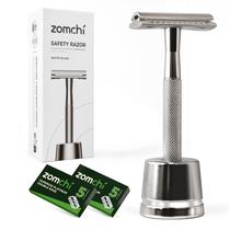 Lâmina de segurança ZOMCHI Double Edge para homens e mulheres + 10 lâminas Lâmina de segurança ZOMCHI Double Edge para homens e mulheres + 10 lâminas