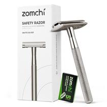 Lâmina de segurança ZOMCHI Double Edge para homens e mulheres +5 lâminas Lâmina de segurança ZOMCHI Double Edge para homens e mulheres +5 lâminas