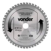 Lâmina De Serra Circular 185Mm Multicorte 48 Dentes Vonder