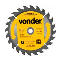Lâmina de Serra Circular 200mm x 30mm 24 Dentes Vonder Lâmina de Serra Circular 200mm x 30mm 24 Dentes Vonder