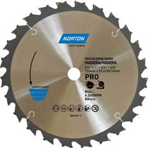 Lâmina de Serra Circular, 235 mm, Furo 25,4 Mm/20 Mm/16 mm, 24 Dentes, 70184632476 Norton OstenVonder Lâmina de Serra Circular, 235 mm, Furo 25,4 Mm/20 Mm/16 mm, 24 Dentes, 70184632476 Norton OstenVonder