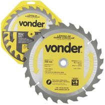 Lâmina de Serra Circular 250x30mm 24 Dentes Vídea Vonder