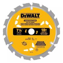 Lâmina De Serra Circular 7 1/4" 18 Dentes Granel DW3592B10 DeWalt