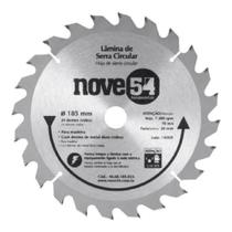 Lâmina De Serra Circular 7.1/4 Pol. 24 Dentes - 185mm x 20mm - Nove54