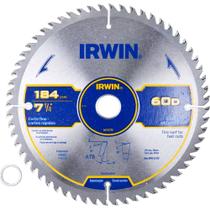 Lâmina de Serra Circular com Dentes de Metal Duro, 184 mm x 20 mm, 60 Dentes, Iw14110 Irwin