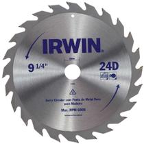 Lâmina de Serra Circular com Dentes de Metal Duro, 235 mm x 25 mm, 24 Dentes, Iw14111 Irwin OstenVonder Lâmina de Serra Circular com Dentes de Metal Duro, 235 mm x 25 mm, 24 Dentes, Iw14111 Irwin OstenVonder