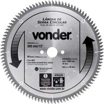 Lâmina de Serra Circular com Dentes de Metal Duro, 300 mm x 30 mm, com 96 Dentes, Para Mdf, Vonder OstenVonder Lâmina de Serra Circular com Dentes de Metal Duro, 300 mm x 30 mm, com 96 Dentes, Para Mdf, Vonder OstenVonder