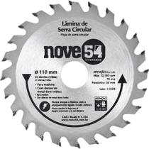 Lâmina de Serra Circular com Dentes de Metal Duro/vídea, 110 mm x 20 mm, 24 Dentes, Nove54 OstenVonder Lâmina de Serra Circular com Dentes de Metal Duro/vídea, 110 mm x 20 mm, 24 Dentes, Nove54 OstenVonder