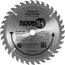 Lâmina de serra circular com dentes de metal duro vídea 185 mm x 16 mm 36 dentes NOVE54 Lâmina de serra circular com dentes de metal duro vídea 185 mm x 16 mm 36 dentes NOVE54
