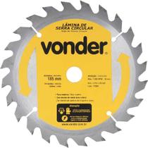 Lâmina de serra circular com dentes de metal duro~vídea, 185 mm x 20 mm, 24 dentes, VONDER Lâmina de serra circular com dentes de metal duro~vídea, 185 mm x 20 mm, 24 dentes, VONDER