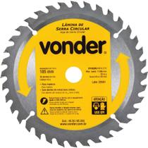 Lâmina de Serra Circular com Dentes de Metal Duro/Vídea, 185 mm x 20 mm, 36 Dentes, VONDER Lâmina de Serra Circular com Dentes de Metal Duro/Vídea, 185 mm x 20 mm, 36 Dentes, VONDER