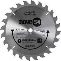 Lâmina de Serra Circular com Dentes de Metal Duro/vídea, 235 mm x 25 mm, 24 Dentes, Nove54 OstenVonder Lâmina de Serra Circular com Dentes de Metal Duro/vídea, 235 mm x 25 mm, 24 Dentes, Nove54 OstenVonder