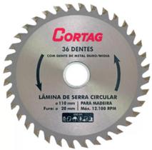 Lamina de Serra Circular P/Mad 36D - Cortag