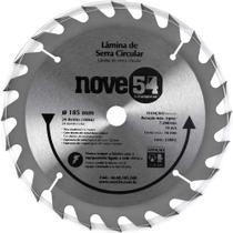 Lâmina de serra circular vídea 185mm 24 dentes Nove54 Lâmina de serra circular vídea 185mm 24 dentes Nove54