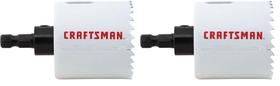 Lâmina de serra CRAFTSMAN Serra de furo bimetálica com mandril CMAH12A (x2) Lâmina de serra CRAFTSMAN Serra de furo bimetálica com mandril CMAH12A (x2)