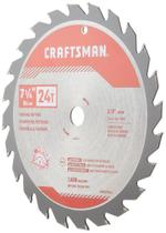 Lâmina de serra de esquadria CRAFTSMAN CMAS2725243 24 dentes 7-1/4 Lâmina de serra de esquadria CRAFTSMAN CMAS2725243 24 dentes 7-1/4