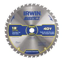 Lâmina de serra IRWIN MARATHON 12" 40T em carboneto fino