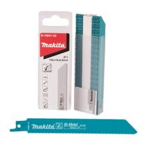 Lamina de serra sabre 152 x0,9mm 6" 14tpi bi-metal 25 pçs - b-16841-25 - makita Lamina de serra sabre 152 x0,9mm 6" 14tpi bi-metal 25 pçs - b-16841-25 - makita