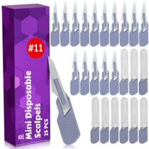 Lâmina Dermaplane MyMed Mini 11 Manual Pacote com 25 Unidades Lâmina Dermaplane MyMed Mini 11 Manual Pacote com 25 Unidades