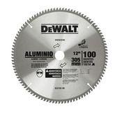 Lamina disco de serra dewalt 12pol 100 dentes aluminio
