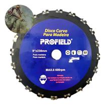 Lâmina Disco Dente Corrente Roçadeira Motoserra Furo 25Mm