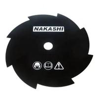 Lamina Disco Rocadeira 8 Dentes 255mm Furo 25,4mm - Nakashi