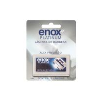 Lamina enox platinum cartela com 10 ref 1754 Lamina enox platinum cartela com 10 ref 1754