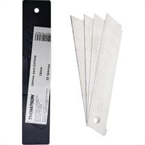 Lamina Estilete Larga Thompson 18Mm Com 10 Pecas - Kit C/10 Caixas Lamina Estilete Larga Thompson 18Mm Com 10 Pecas - Kit C/10 Caixas