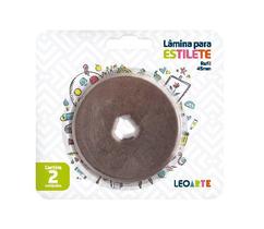 Lamina estilete rotativo 45mm c/ 2und leoarte