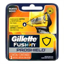 Lâmina Gillette Fusion Proshield Yellow Com 2 Unidades