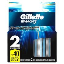 Lamina Gillette Mach3 Regular Com 2 Unidades