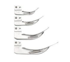 Lâmina laringoscópio md fibra ótica macintosh curva