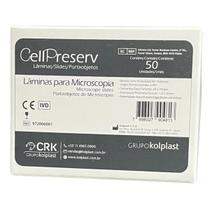 Lâmina Microscopia Kolplast Fosca 25,4x76,2mm 50 Unid