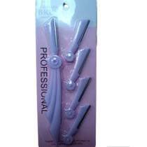 Lâmina Navalha Tira Pelos Sobrancelha Buço Rosto Com 4 Refis Lâmina Para Dermaplaning