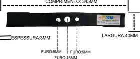 Lâmina p/ GARTHEN Luxo / Mundial/ Millenium c/ recolhedor