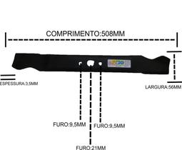 Lâmina p/ MTD 040-a de 20” (modelo antigo)