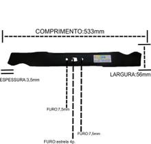 Lâmina p/ MTD 478 21” c/ reciclador (novo)