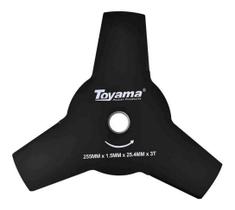 Lâmina P/ Roçadeira 3 Pontas 255mm X 1,5mm X 25,4mm Toyama Lâmina P/ Roçadeira 3 Pontas 255mm X 1,5mm X 25,4mm Toyama