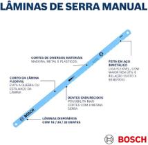 Lamina P/ Serra Manual 18D 2PCS 2608003027000 - Bosch Lamina P/ Serra Manual 18D 2PCS 2608003027000 - Bosch