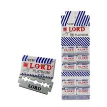 Lamina Para Barbear Gilete Lord Cartela Platinum 50 Laminas Lord Cartela Branca