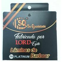 Lamina Para Barbear Lord Platinum Profissional Cx 50 Unidades