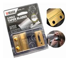 Lâmina Para Cortador Aparador Wmark Kit Reposição Aço P/ Máquina de Cortar Cabelo Barba Profissional