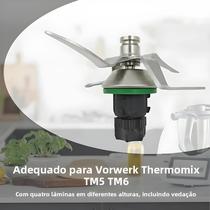 Lâmina para lâminas de liquidificador de substituição Thermomix TM5 TM6 para cozinhar faca mista Lâmina para lâminas de liquidificador de substituição Thermomix TM5 TM6 para cozinhar faca mista