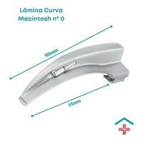 Lâmina para Laringoscópio Inox Convencional Curva Macintosh N 0 MD