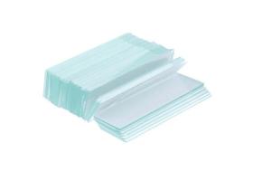 Lâmina Para Microscopia Lapidada Ponta Lisa 26x76mm com Papel (Pacote com 50 unidades) - Kasvi