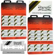 Lâmina Para Navalha Wilkinson Kit Cartelas 120 Lâminas