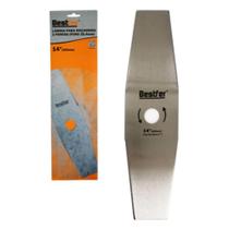 Lamina para Roçadeira Faca 2 Pontas 355mm Furo 20mm Reta 14P - BESTFER Lamina para Roçadeira Faca 2 Pontas 355mm Furo 20mm Reta 14P - BESTFER