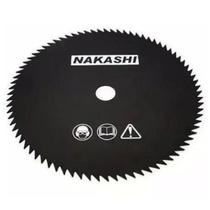Lamina para roçadeira nakashi 80 dentes 255 x 25,4 x 1,5
