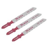Lamina para serra tico-tico, aco carbono, encaixe bosch, t118a, 50 x 1,2mm, 3pcs // mtx Lamina para serra tico-tico, aco carbono, encaixe bosch, t118a, 50 x 1,2mm, 3pcs // mtx